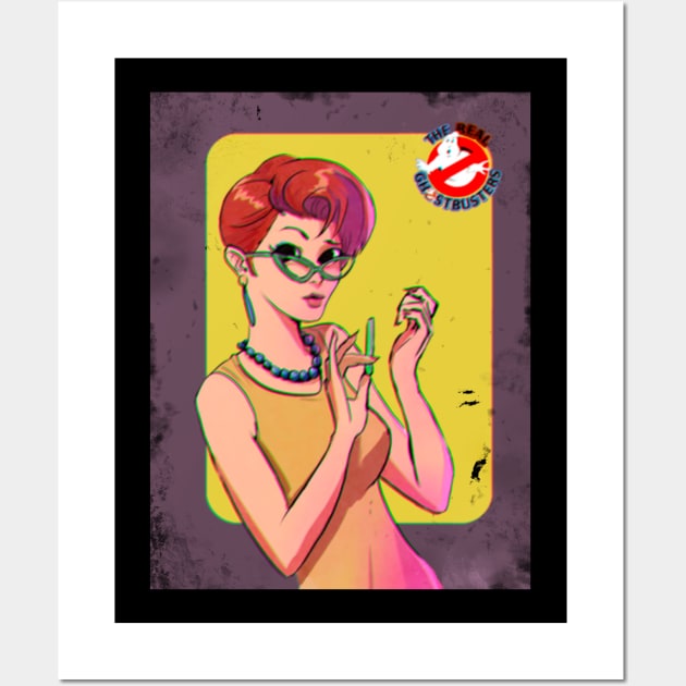 Janine The Real Ghostbusters Wall Art by rafafloresart